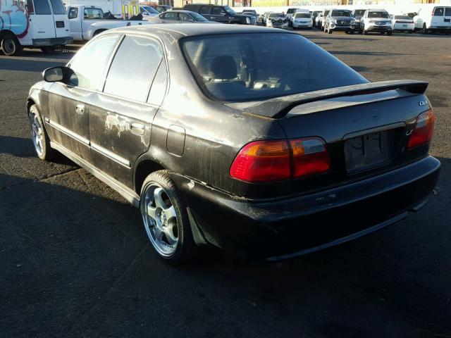 2HGEJ6677XH500609 - 1999 HONDA CIVIC LX BLACK photo 3