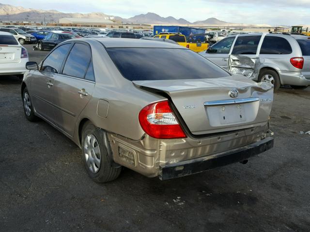 4T1BE32K74U938260 - 2004 TOYOTA CAMRY LE თაფლისფერი ფოტო 3