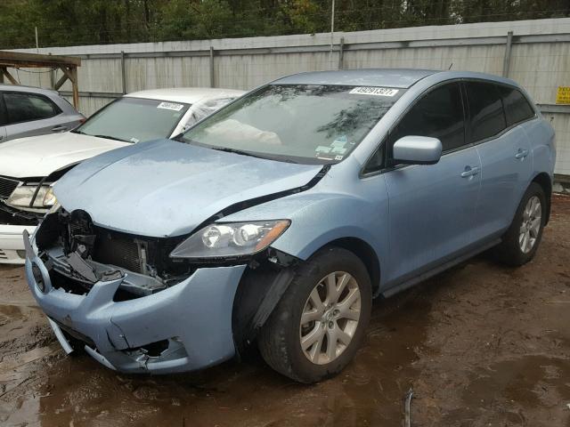 JM3ER293180208279 - 2008 MAZDA CX-7 BLUE photo 2