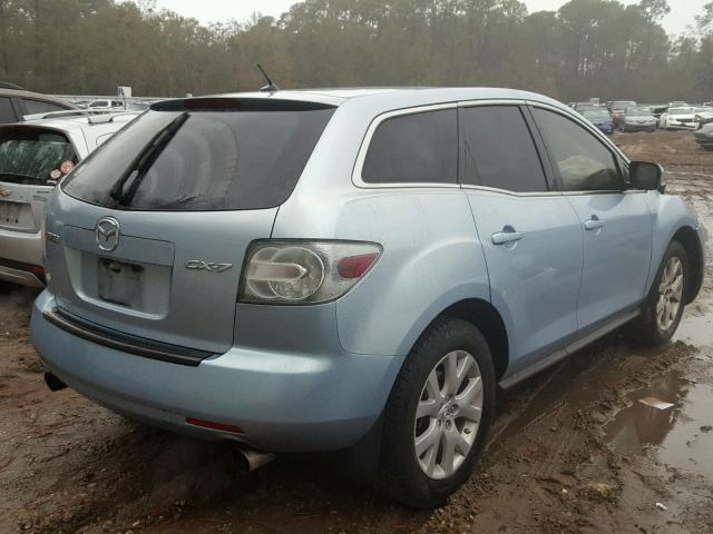 JM3ER293180208279 - 2008 MAZDA CX-7 BLUE photo 4