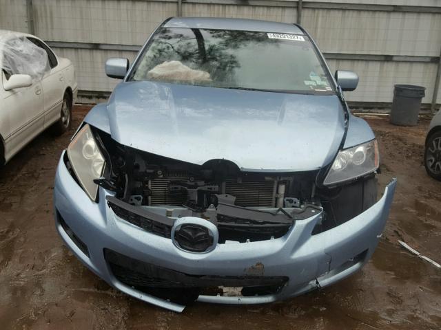 JM3ER293180208279 - 2008 MAZDA CX-7 BLUE photo 9