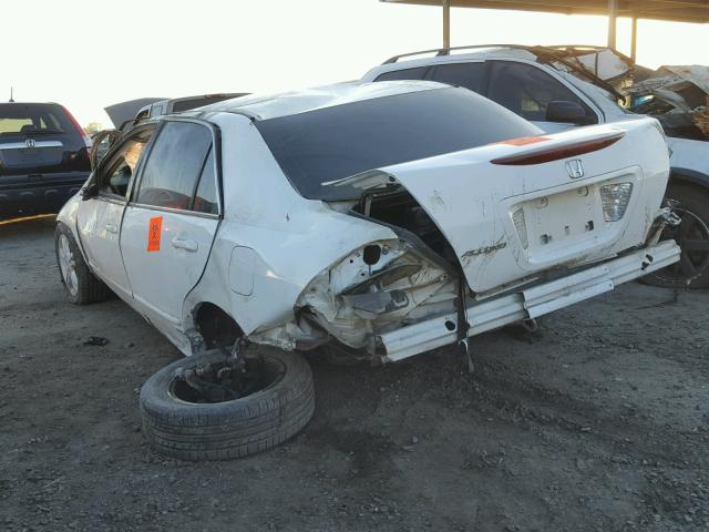 1HGCM56397A059778 - 2007 HONDA ACCORD SE WHITE photo 3