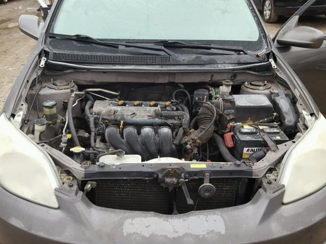 2T1KR32E84C292596 - 2004 TOYOTA COROLLA MA GRAY photo 7