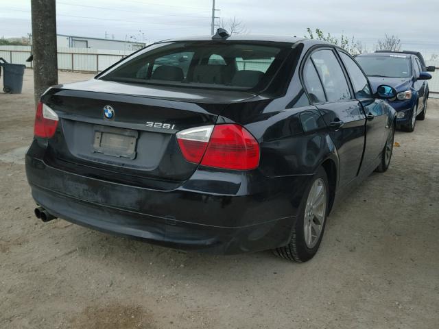 WBAVA37587NL12258 - 2007 BMW 328 I BLACK photo 4