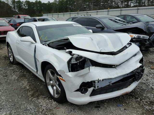 2G1FB1E35E9200679 - 2014 CHEVROLET CAMARO LT WHITE photo 1