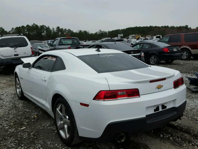 2G1FB1E35E9200679 - 2014 CHEVROLET CAMARO LT WHITE photo 3