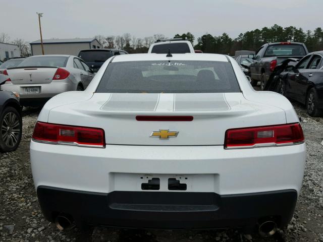 2G1FB1E35E9200679 - 2014 CHEVROLET CAMARO LT WHITE photo 9