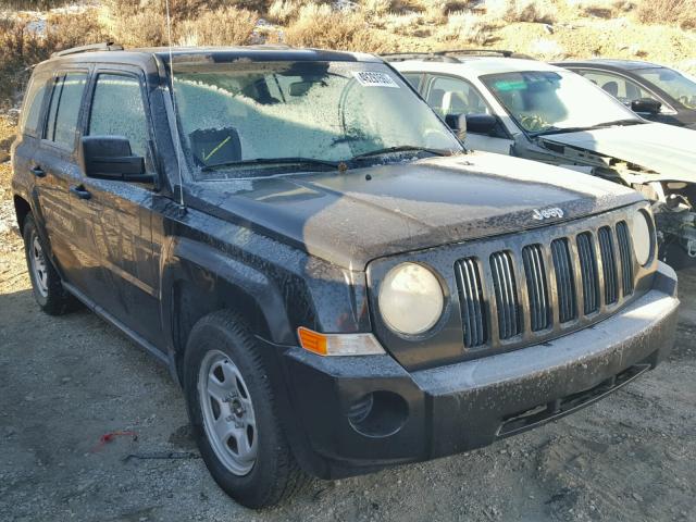 1J8FF28W68D762341 - 2008 JEEP PATRIOT SP BLACK photo 1