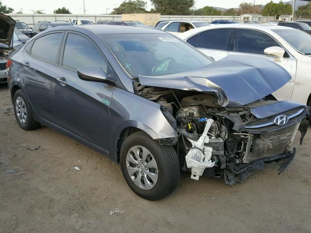 KMHCT4AE5FU901366 - 2015 HYUNDAI ACCENT GLS GRAY photo 1