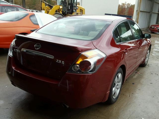 1N4AL21E57N478824 - 2007 NISSAN ALTIMA 2.5 BURGUNDY photo 4