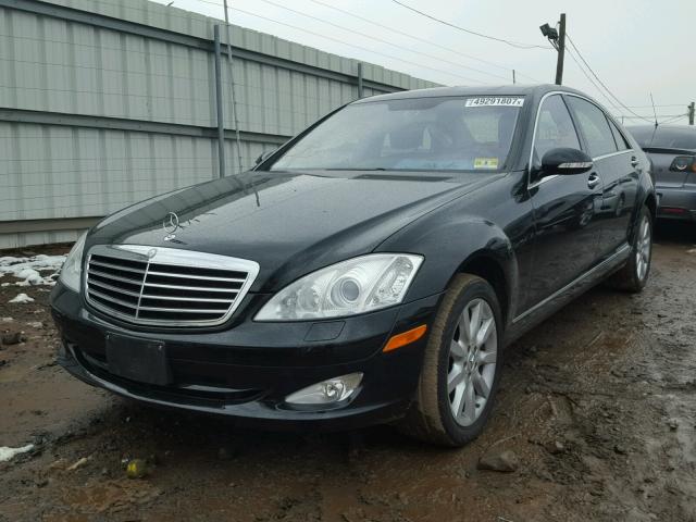 WDDNG86X37A125797 - 2007 MERCEDES-BENZ S 550 4MAT BLACK photo 2