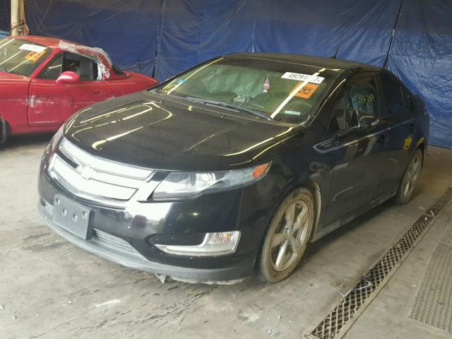 1G1RE6E45CU121264 - 2012 CHEVROLET VOLT BLACK photo 2