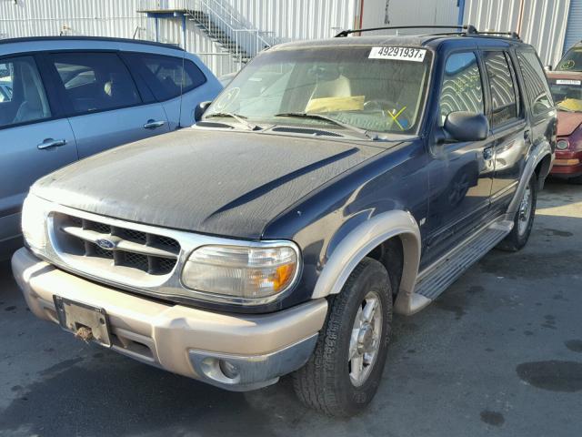 1FMZU84P61UB17993 - 2001 FORD EXPLORER E BLACK photo 2