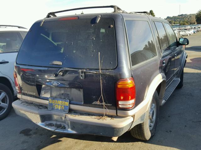 1FMZU84P61UB17993 - 2001 FORD EXPLORER E BLACK photo 4