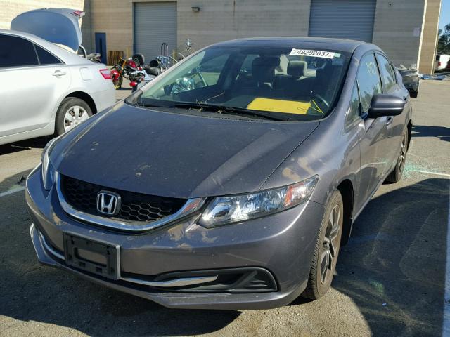 19XFB2F85FE223616 - 2015 HONDA CIVIC EX CHARCOAL photo 2