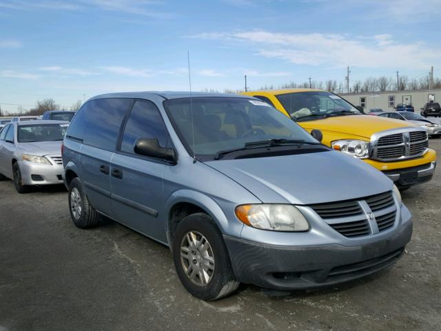 1D4GP25B86B730030 - 2006 DODGE CARAVAN SE BLUE photo 1