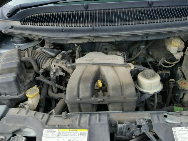 1D4GP25B86B730030 - 2006 DODGE CARAVAN SE BLUE photo 7