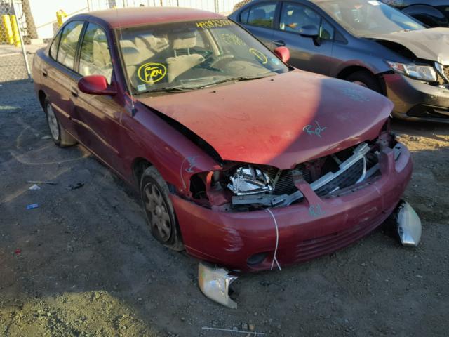 3N1CB51D5YL340879 - 2000 NISSAN SENTRA BAS BURGUNDY photo 1