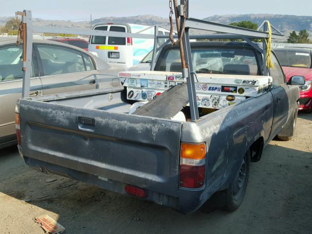 JT4RN81P1M5124743 - 1991 TOYOTA PICKUP 1/2 GRAY photo 4