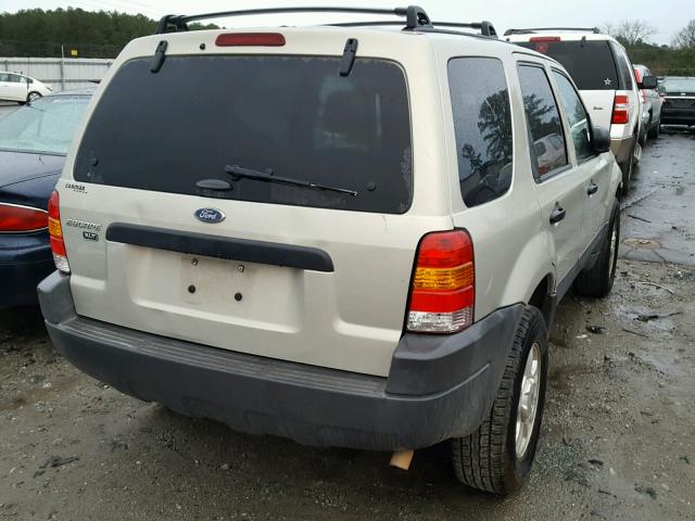 1FMCU93164KB06307 - 2004 FORD ESCAPE XLT GOLD photo 4