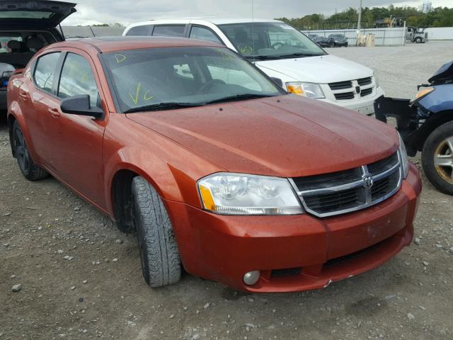 1B3LC56R08N131890 - 2008 DODGE AVENGER SX ORANGE photo 1