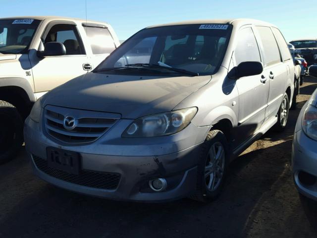 JM3LW28AX40521017 - 2004 MAZDA MPV WAGON GRAY photo 2