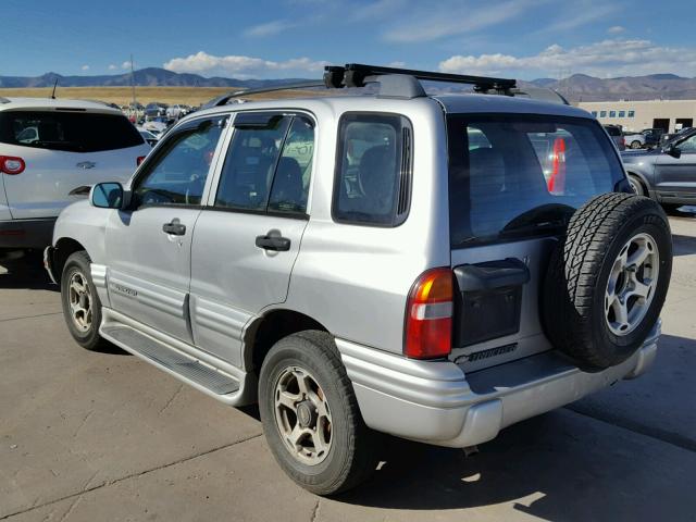 2CNBJ634416919950 - 2001 CHEVROLET TRACKER LT SILVER photo 3