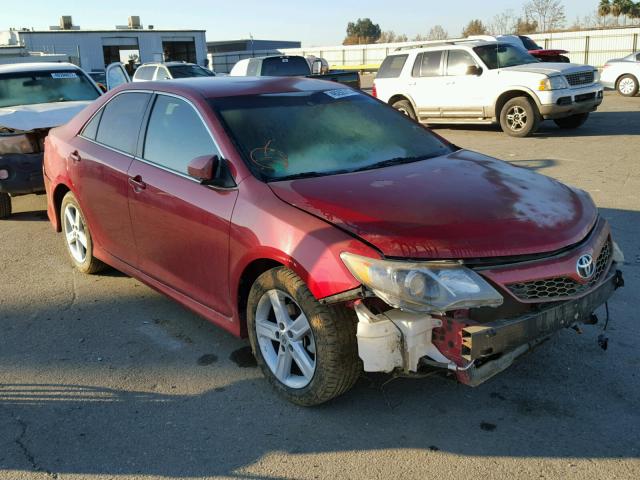 4T1BF1FK8DU642899 - 2013 TOYOTA CAMRY L RED photo 1