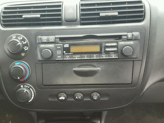 1HGES26814L011040 - 2004 HONDA CIVIC EX BLUE photo 10