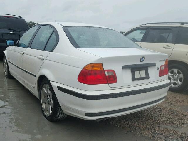 WBAAV33481FU75428 - 2001 BMW 325 I WHITE photo 3