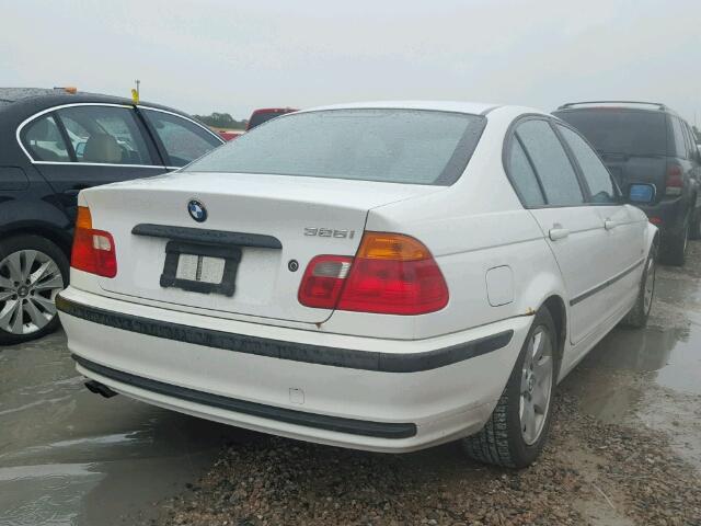 WBAAV33481FU75428 - 2001 BMW 325 I WHITE photo 4