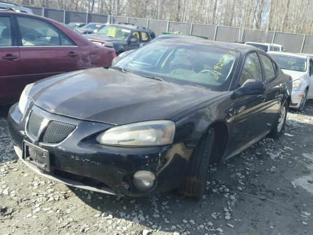 2G2WP522141254168 - 2004 PONTIAC GRAND PRIX BLACK photo 2