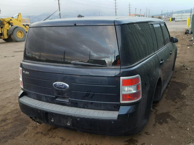 2FMDK51C59BA78086 - 2009 FORD FLEX SE BLUE photo 4