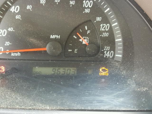 4T1BE32K22U563553 - 2002 TOYOTA CAMRY LE შავი ფოტო 8