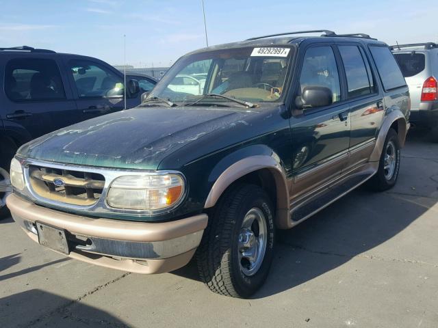 1FMDU34X6TUA47962 - 1996 FORD EXPLORER GREEN photo 2