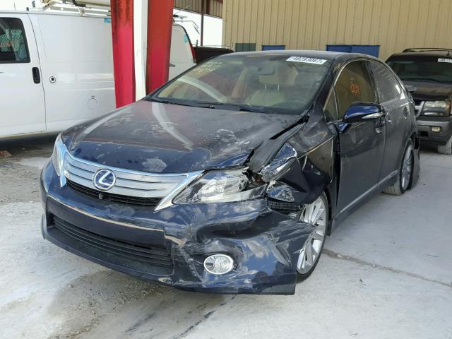 JTHBB1BA8A2029071 - 2010 LEXUS HS 250H BLUE photo 2