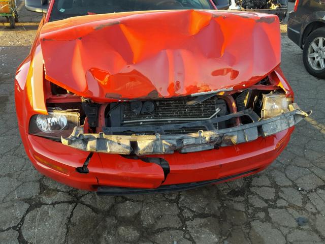 1ZVHT84N485165611 - 2008 FORD MUSTANG RED photo 7