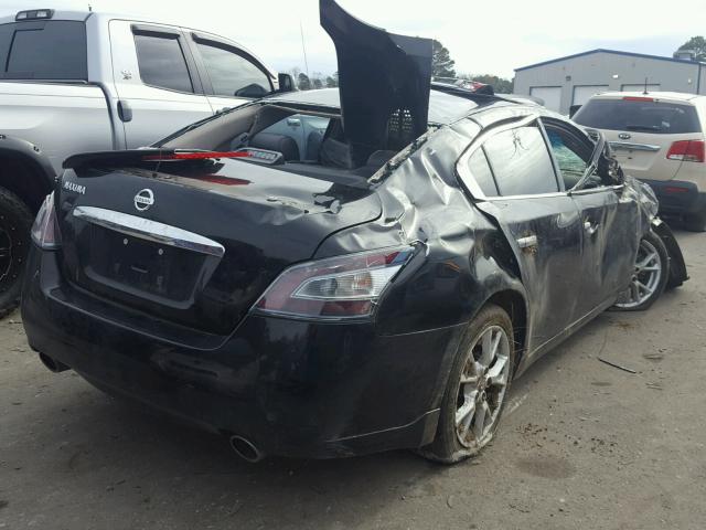 1N4AA5AP3EC497406 - 2014 NISSAN MAXIMA S BLACK photo 4