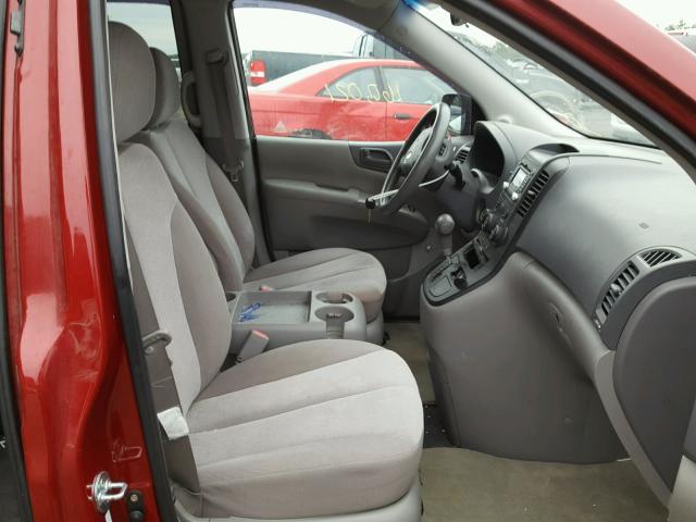 KNDMG4C70C6479390 - 2012 KIA SEDONA LX RED photo 5