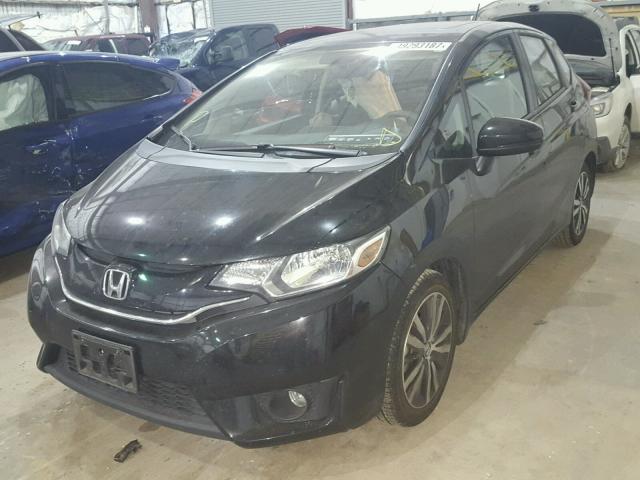 3HGGK5H87FM750826 - 2015 HONDA FIT EX BLACK photo 2