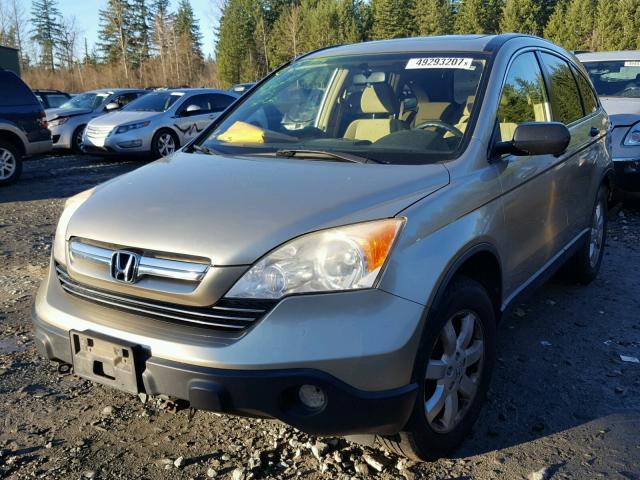 JHLRE48557C086160 - 2007 HONDA CR-V EX BEIGE photo 2