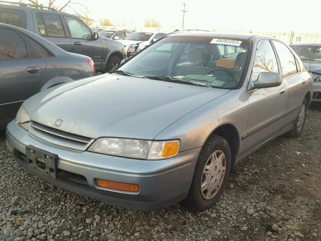 JHMCD5537SC000580 - 1995 HONDA ACCORD LX BLUE photo 2