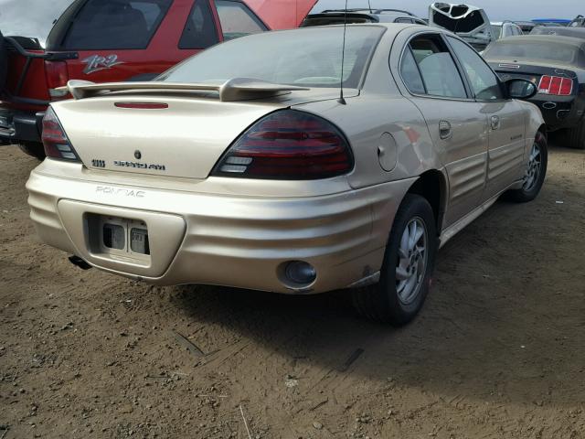 1G2NF52E62M507429 - 2002 PONTIAC GRAND AM S GOLD photo 4