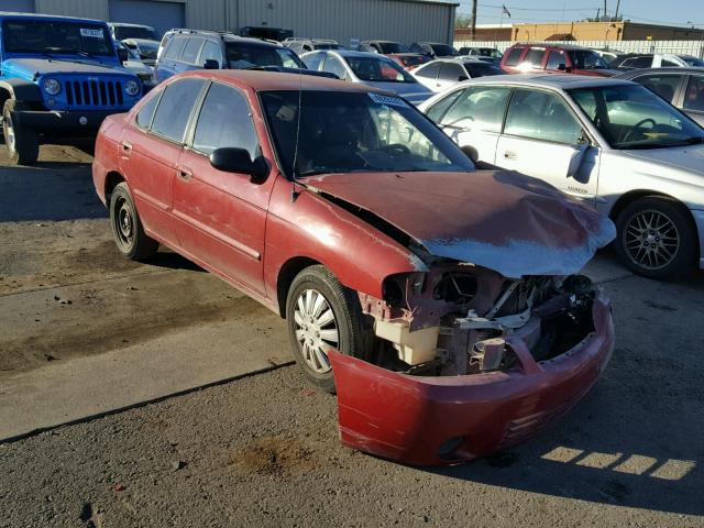 3N1CB51D8YL310002 - 2000 NISSAN SENTRA BAS RED photo 1