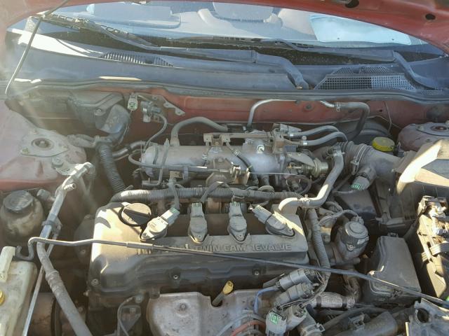 3N1CB51D8YL310002 - 2000 NISSAN SENTRA BAS RED photo 7