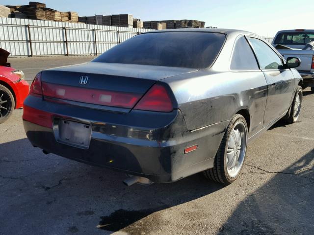 1HGCG22561A024703 - 2001 HONDA ACCORD EX BLACK photo 4