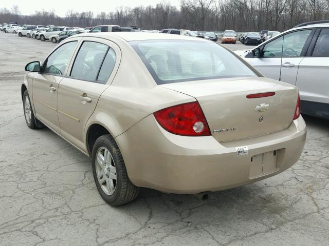 1G1AL52F657671397 - 2005 CHEVROLET COBALT LS TAN photo 3