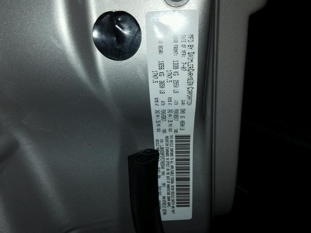 1J8HG58P37C702540 - 2007 JEEP COMMANDER 银色 照片 10