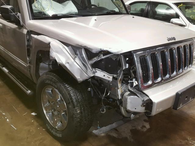 1J8HG58P37C702540 - 2007 JEEP COMMANDER 银色 照片 9