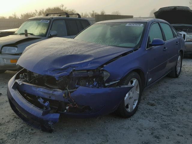 2G1WD58C669286521 - 2006 CHEVROLET IMPALA SUP BLUE photo 2